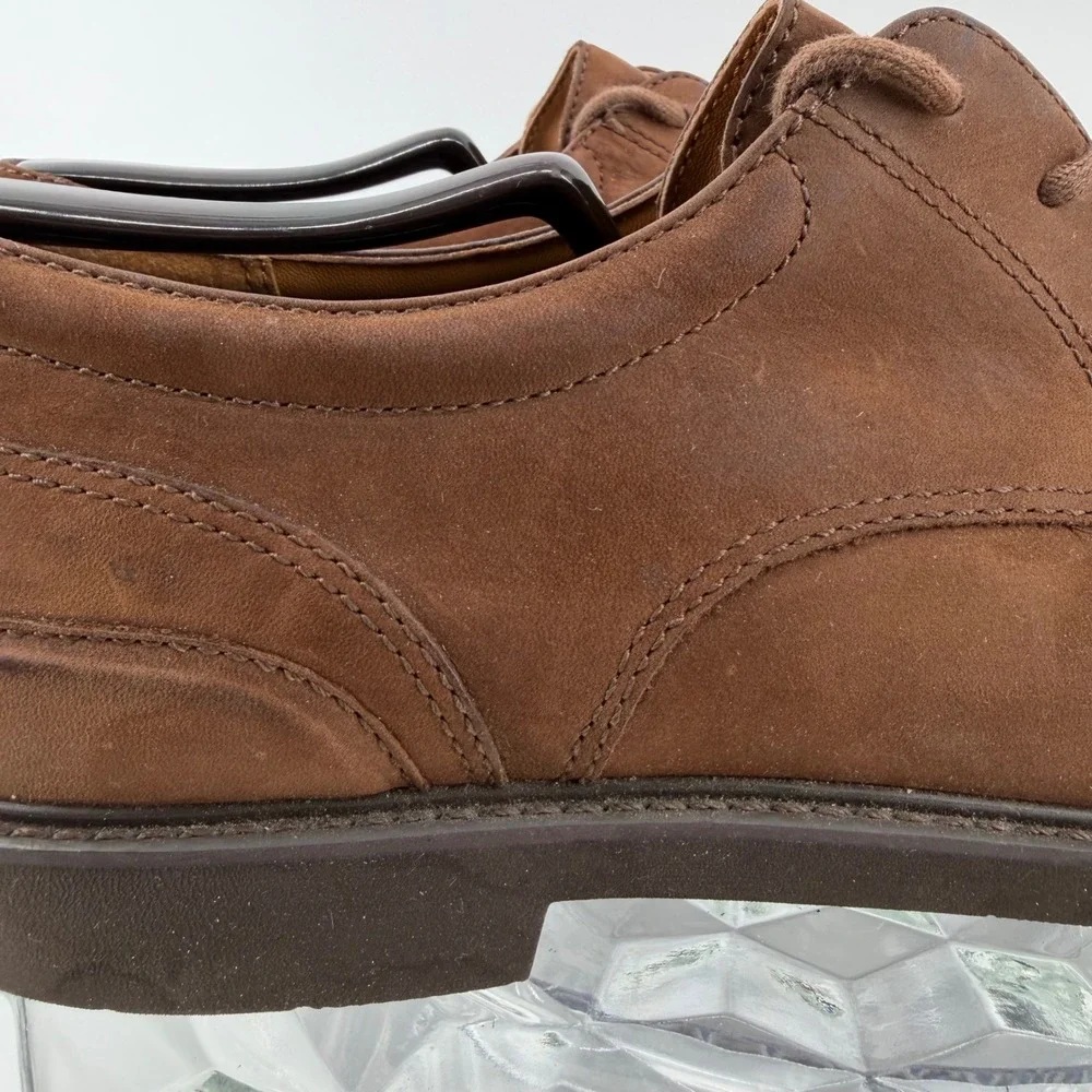 Rockport M1209 Brown‎ Suede Leather Oxford Dress Shoes Men's 9 1/2 M